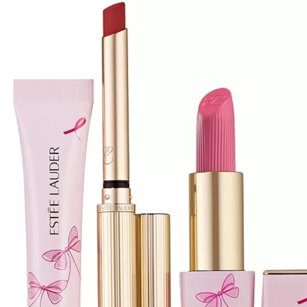 NWT Estée Lauder 4-Pc. Bouquet Of Strength Lip Set